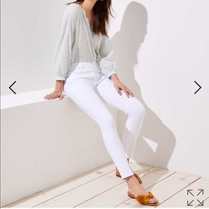 Loft Modern Skinny Jeans in White
